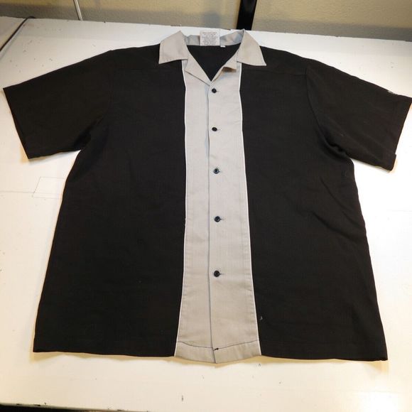 CRUISIN USA AIRMAN'S CLUB BOWLING Pin Up Girl SHIRT Sz L AIR FORCE BASE DIVE BAR - Picture 2 of 4